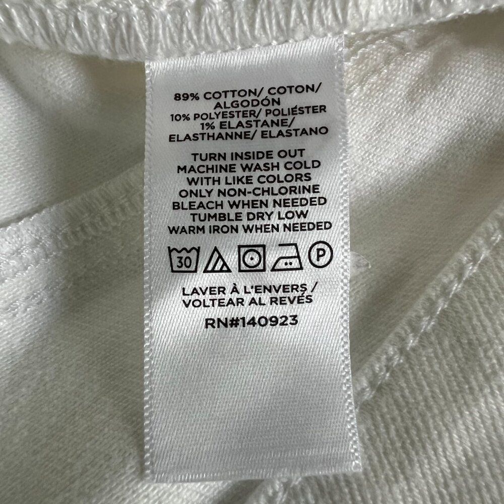 Loft Denim Cut Off Shorts in White NWT - Picture 2 of 10